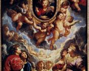 彼得 保罗 鲁本斯 : Virgin And Child Adored By Angels